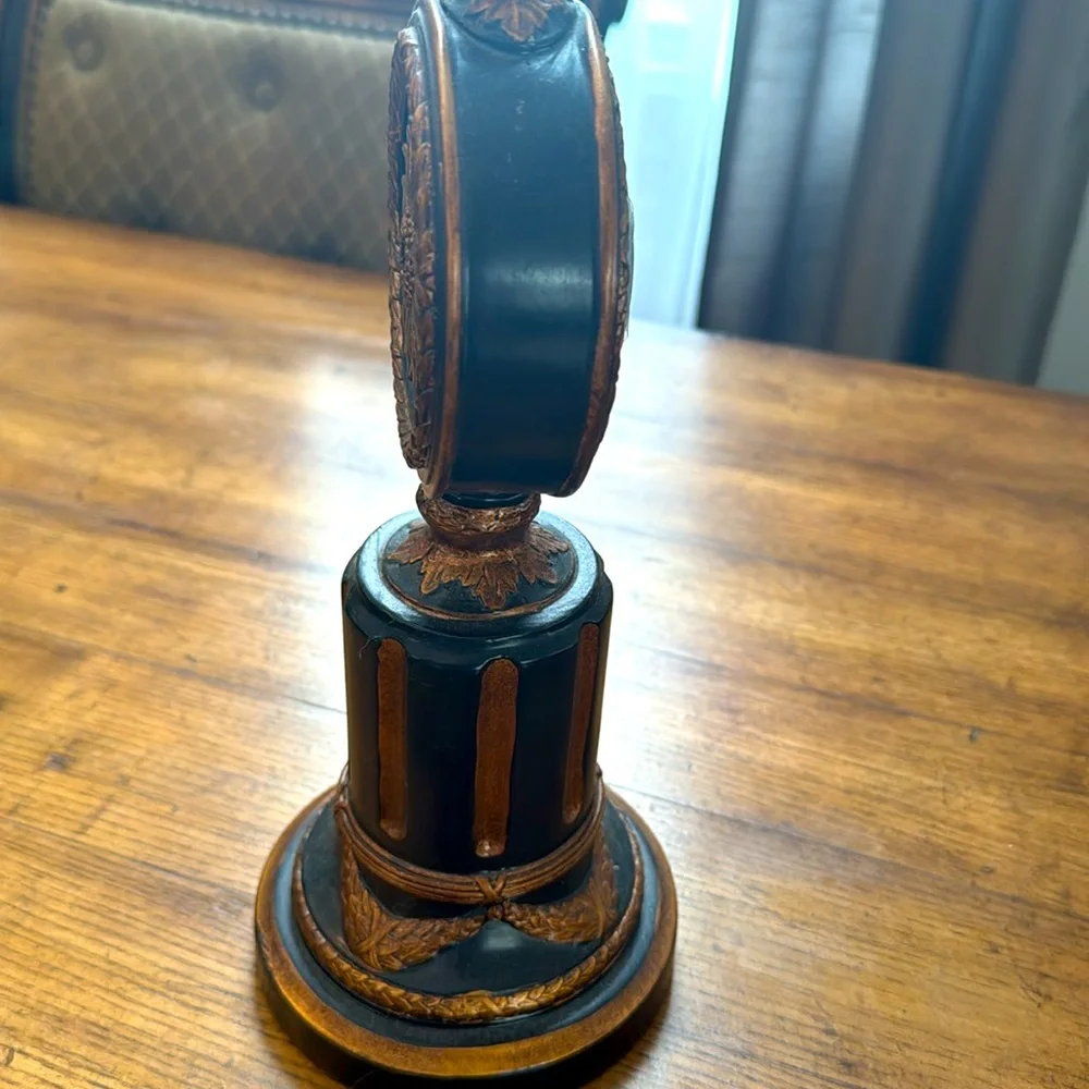 Vintage Style Table Clock with Roman Numerals | Heavy